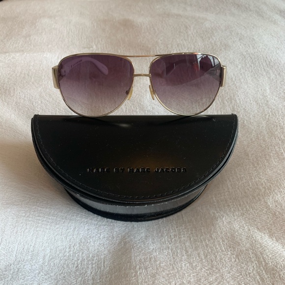 Marc Jacobs Aviator Sunglasses main image 4